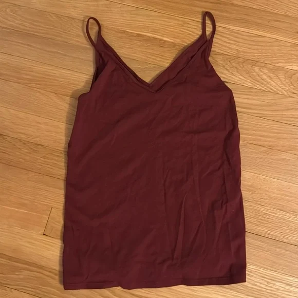 Loft v-neck red tank - Picture 1 of 3